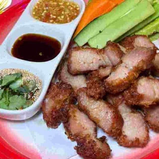 Moo Tod : Fried Pork Belly